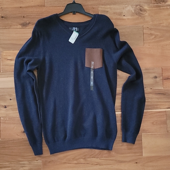 Le 31 Navy Sweater Bramd New - Picture 2 of 4